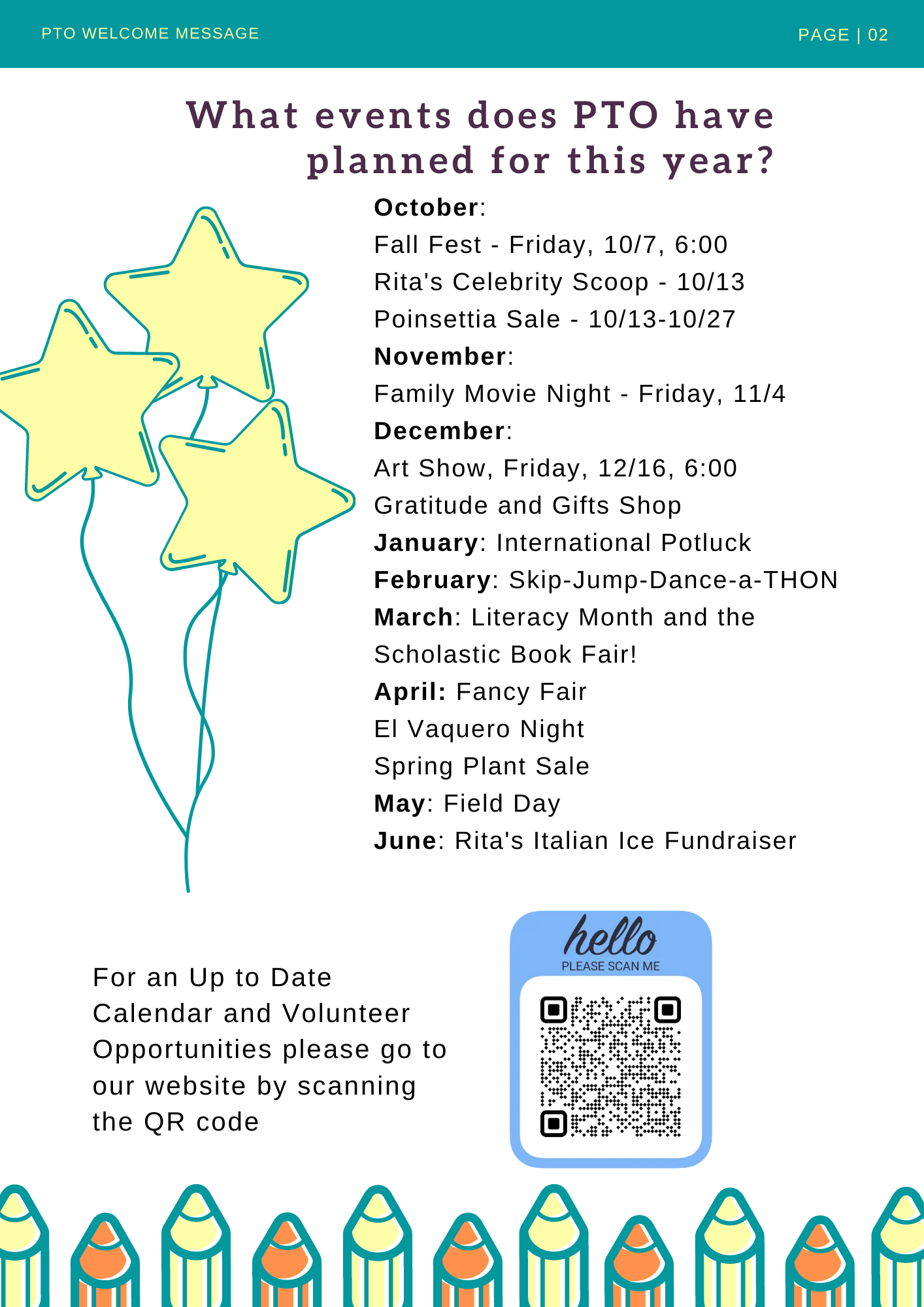 What Does PTO Have Planned for the Year?