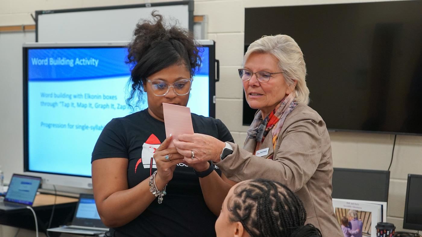 Dr. Carol Tolman hosting PD session