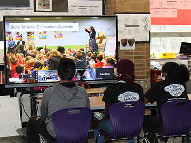  Students participate in learning activities