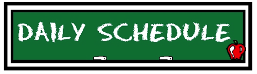 Daily Schedule Image Daily Schedule Image