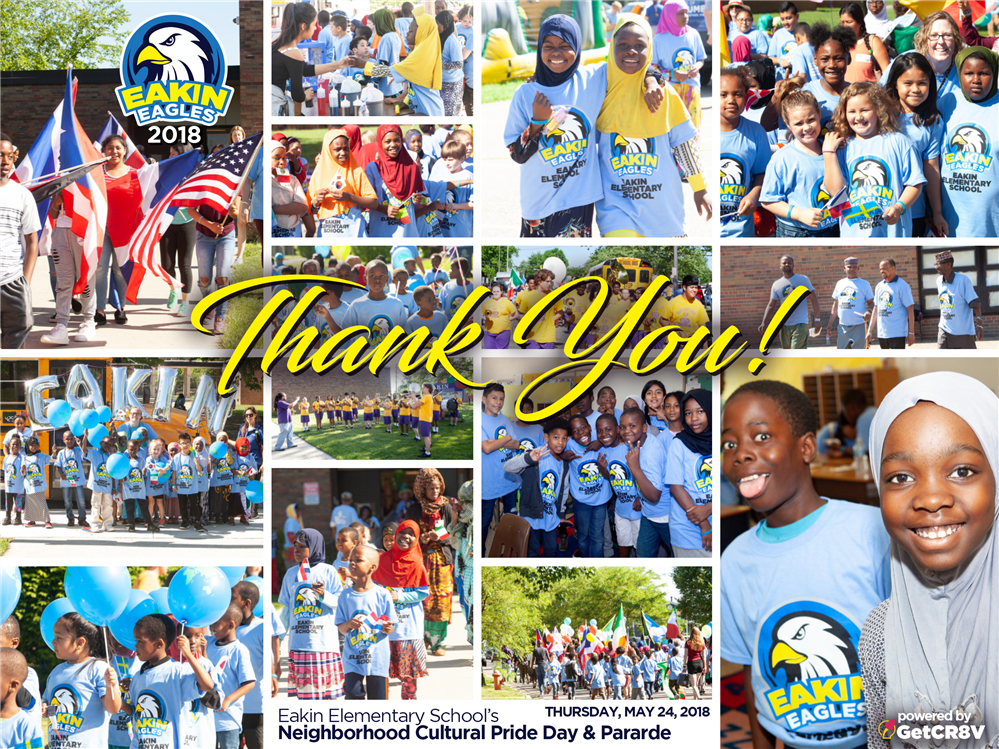 Eakin Thank you to community partners