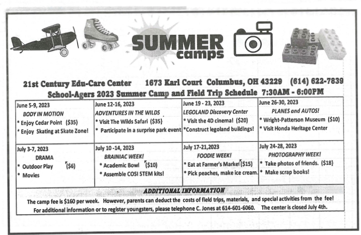 Local Summer Camps